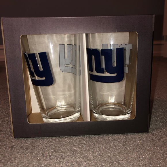 NWT NY GIANTS ๐ Pint Glasses ๐บ - Picture 3 of 6